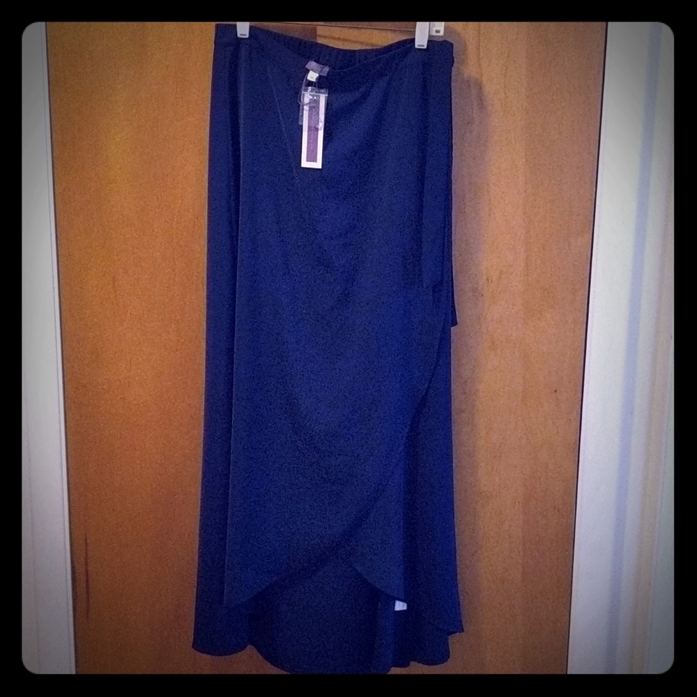 NWT Navy blue wrap skirt from Truly Poppy